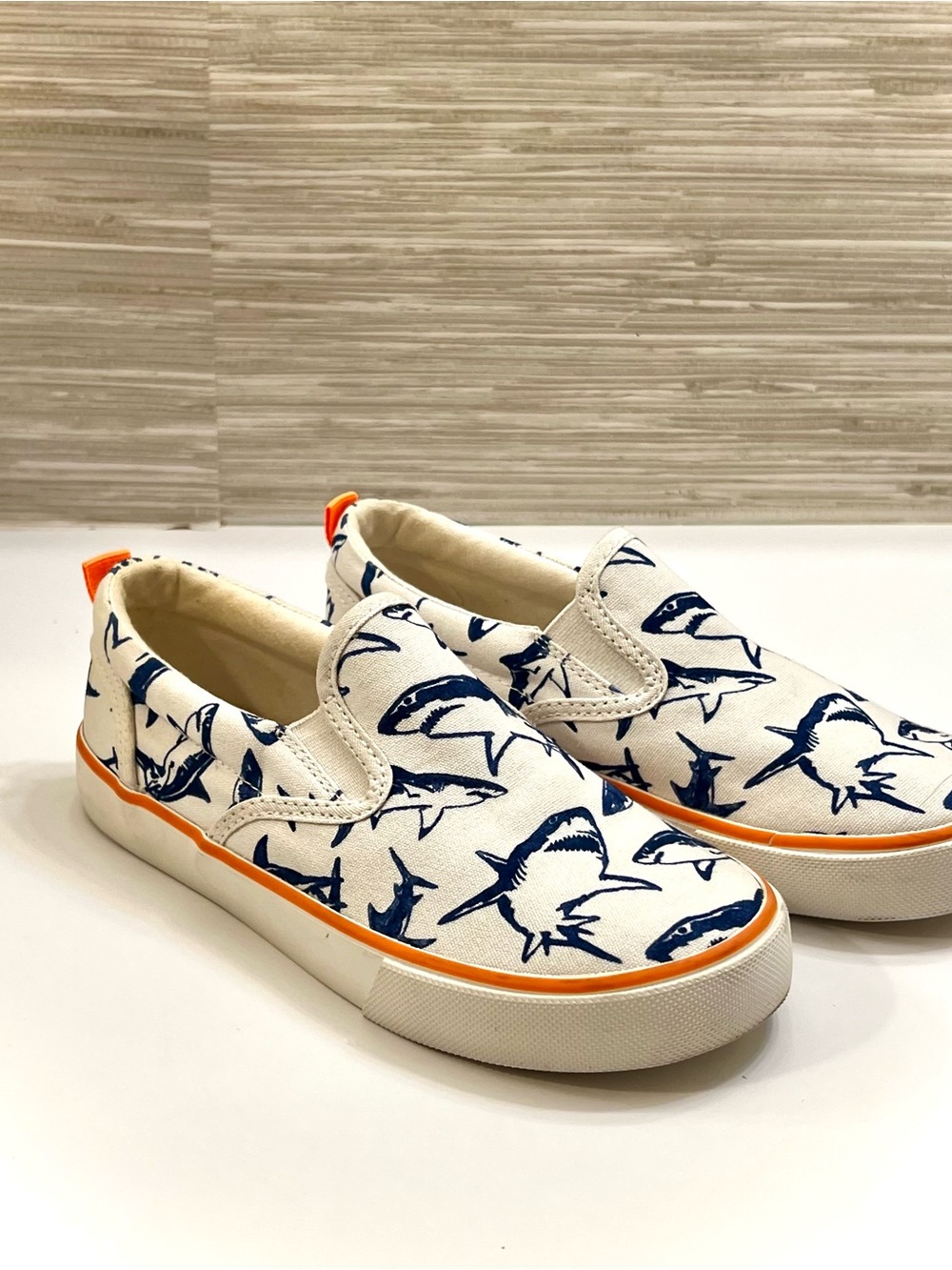 GAP kids Slip-On Shark Print Canvas Shoes -